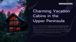 Charming Vacation Cabins in the Upper Peninsula