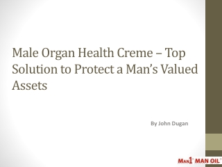 Male Organ Health Creme