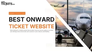 Best Onward Ticket Website