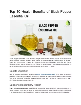 Top 10 Health Benefits of Black Pepper Essential Oil (1)