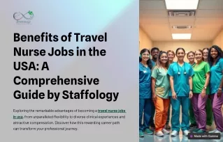 Explore the Top Benefits of Travel Nurse Jobs in the USA | Staffology