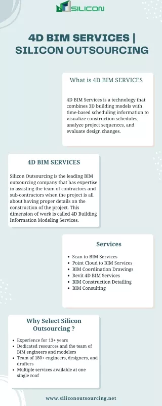 Get Best 4D BIM Modeling Services in San Jose, USA
