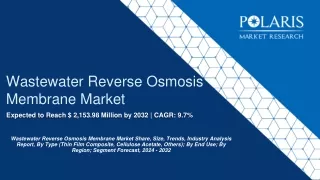 Wastewater Reverse Osmosis Membrane Market