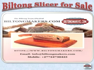 Biltong Slicer for Sale