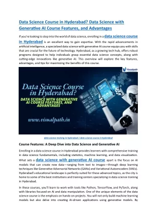 data science training in hyderabad | data science course in hyderabad