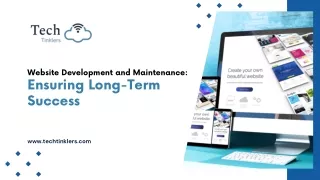 Website Maintenance and Updates Ensuring Long-Term Success