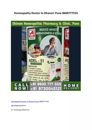 Homeopathic Doctors in Viman Nagar