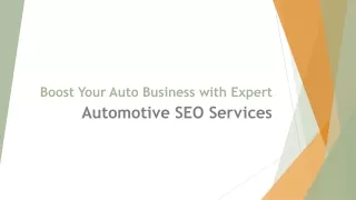 Boost Your Auto Business with Expert