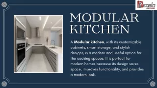 Modular Kitchen | Regalo Kitchens