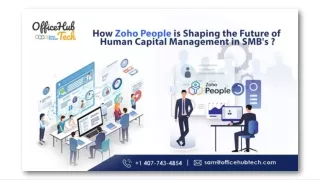 How Zoho People is Shaping the Future of Human Capital Management in SMBs