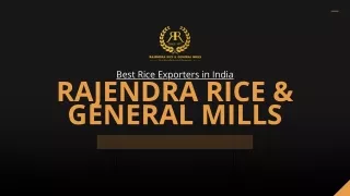 Leading Rice Manufacturers in Haryana: Nourishing Quality from Field to Table