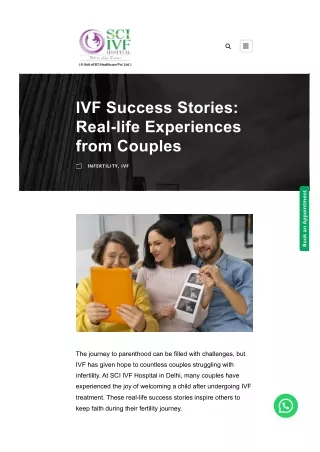 IVF Success Stories: Real-life Experiences from Couples