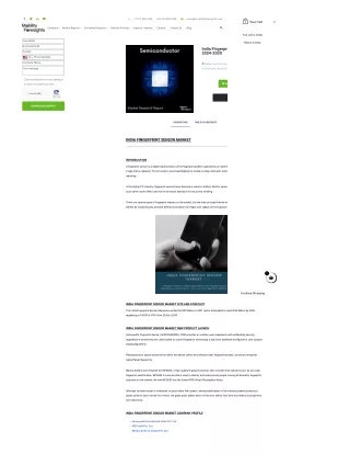 India Fingerprint Sensor Market