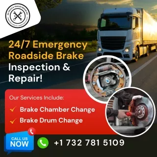 247 Emergency Roadside Brake Inspection & Repair!