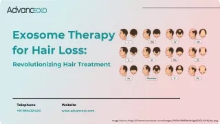 Exosome Therapy for Hair Loss: Revolutionizing Hair Treatment