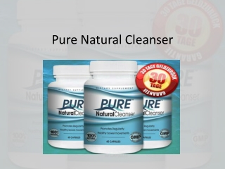 Pure Natural Cleanser