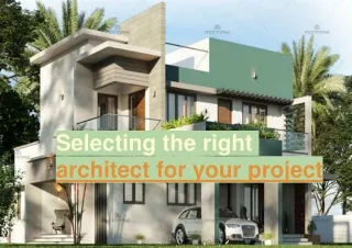 Selecting the right architect for your project