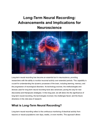 Long-Term Neural Recording_ Advancements and Implications for Neuroscience