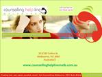 Counselling Help Line Melbourne - Depression