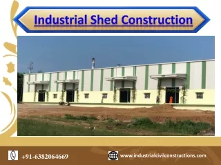 Industrial Shed construction in Hyderabad