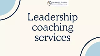 Leadership coaching services