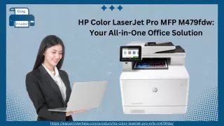 HP Color LaserJet Pro MFP M479fdw Your All-in-One Office Solution