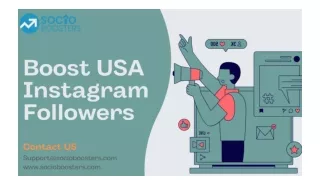 Boost USA Instagram Followers - SocioBoosters