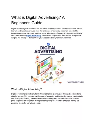What is Digital Advertising? A Beginner's Guide