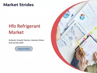 Hfo Refrigerant Market
