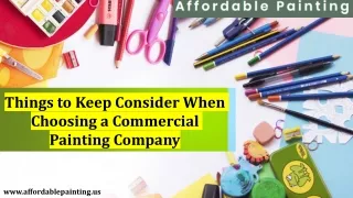 Things to Keep Consider When Choosing a Commercial Painting Company (1)