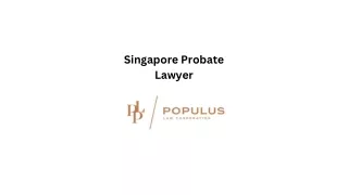 Good Probate Lawyer In Singapore