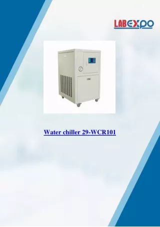 Water chiller 29-WCR101