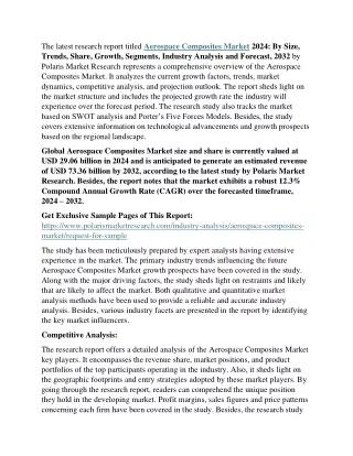 Aerospace Composites Market