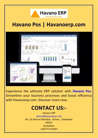 Havano Pos  Havanoerp.com