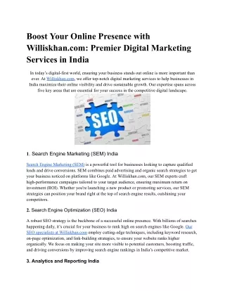 Search Engine Optimization India