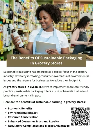 The Benefits Of Sustainable Packaging In Grocery Stores