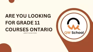 Are You Searching For Grade 11 Courses Ontario (2)