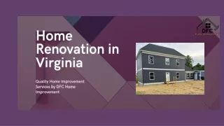 Home Renovation in Virginia