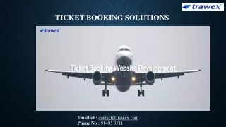 Ticket Booking Solutions