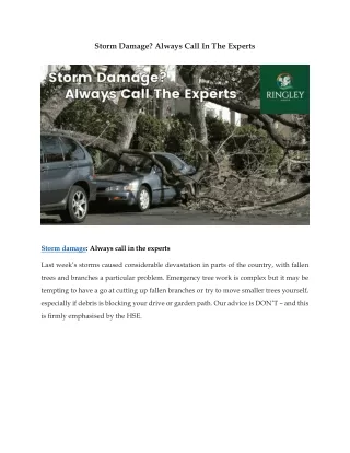 Storm Damage