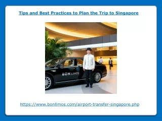 Tips and Best Practices to Plan the Trip to Singapore