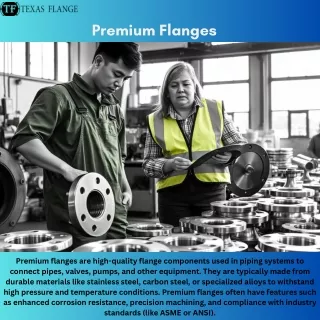 Premimum_flanges for The Premium Applications