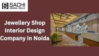Jewellery Shop Interior Design Company in Noida