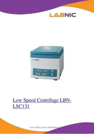 Low-Speed-Centrifuge-LBN-LSC131