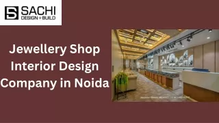 Jewellery Shop Interior Design Company in Noida