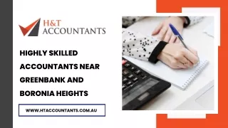 Highly Skilled Accountants near Greenbank and Boronia Heights