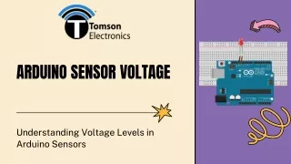 Voltage Detection Sensor Module - Arduino, ARM and other MCU – TOMSON ELECTRONICS