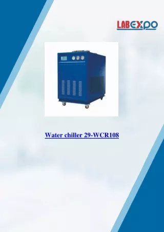 Water chiller 29-WCR108