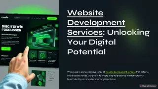 Get Noticed: Professional Website Development Services