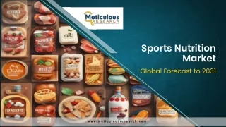 Sports Nutrition Market Growth: Key Insights on Players, Segments, and Regional